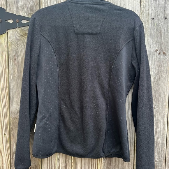 HORSEWARE Ireland Black Fleece Full Zip Jacket Women’s Large 10 - Picture 6 of 7